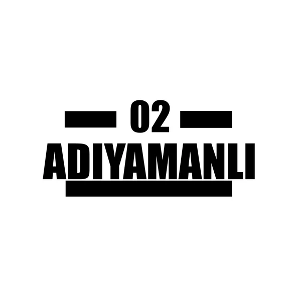 02 Adıyamanlı Araba Sticker 17x17 Cm Siyah ürün görseli 1