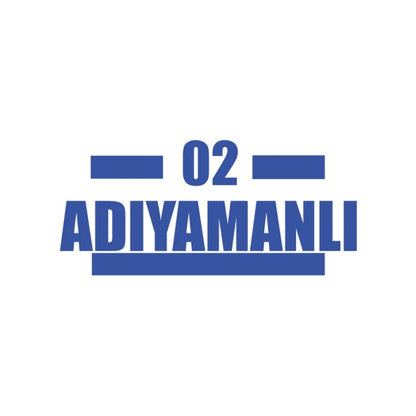 02 Adıyamanlı Araba Sticker 17x17 Cm Mavi ürün görseli 1