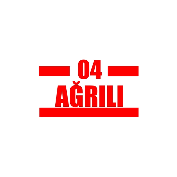 04 Ağrılı Araba Sticker 17x17 Cm Kırmızı ürün görseli 1