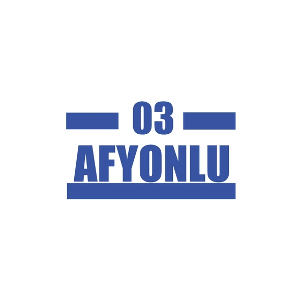 03 Afyonlu Araba Sticker 17x17 Cm Mavi ürün görseli 1