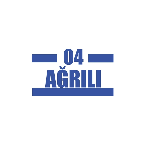 04 Ağrılı Araba Sticker 17x17 Cm Mavi ürün görseli 1