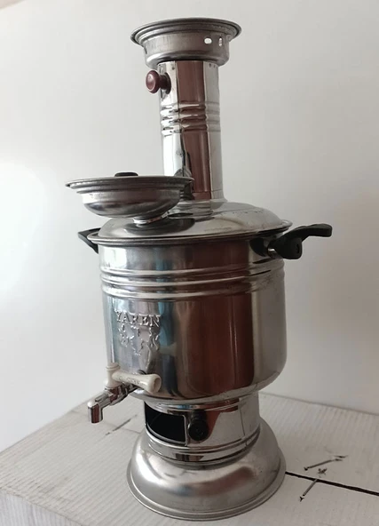 Yaren Paslanmaz Krom Çelik Semaver 6 Litre - Resim 2