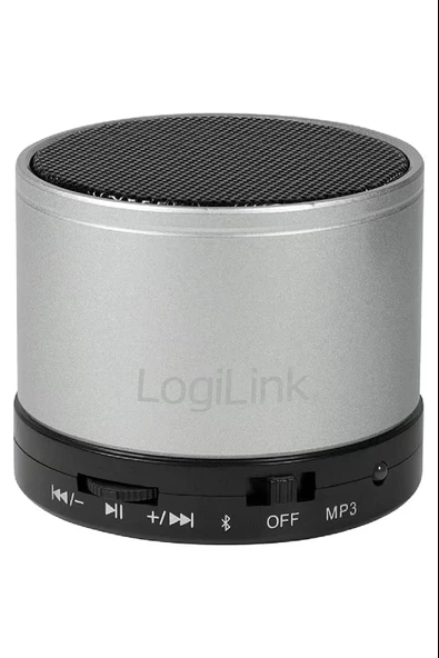 Logilink Micro SD Bluetooth Hoparlör Gümüş ürün görseli 1