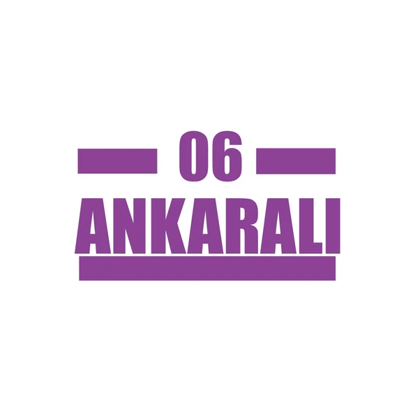 06 Ankaralı Araba Sticker 17x17 Cm Mor ürün görseli 1