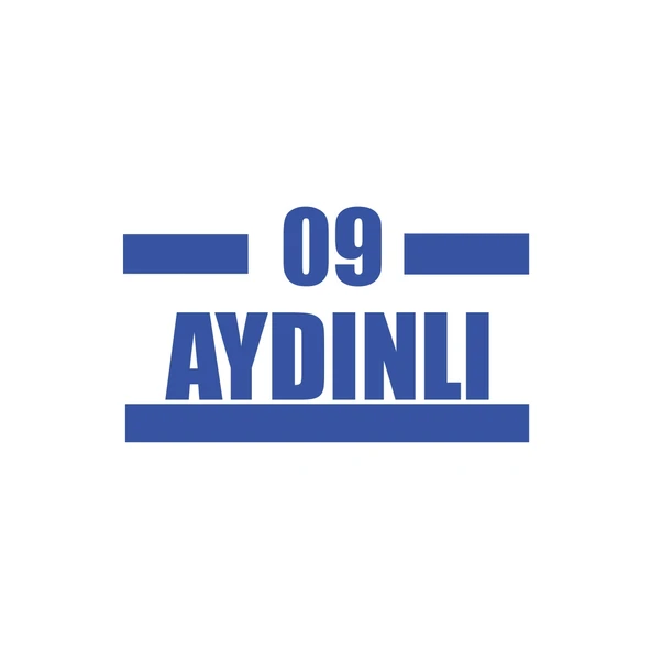 09 Aydınlı Araba Sticker 17x17 Cm Mavi ürün görseli 1