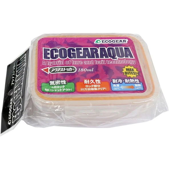 Ecogear Ecogearaqua Stocket Yedek Contalı 180ml Sızdırmaz Silikon Kabı ürün görseli 1