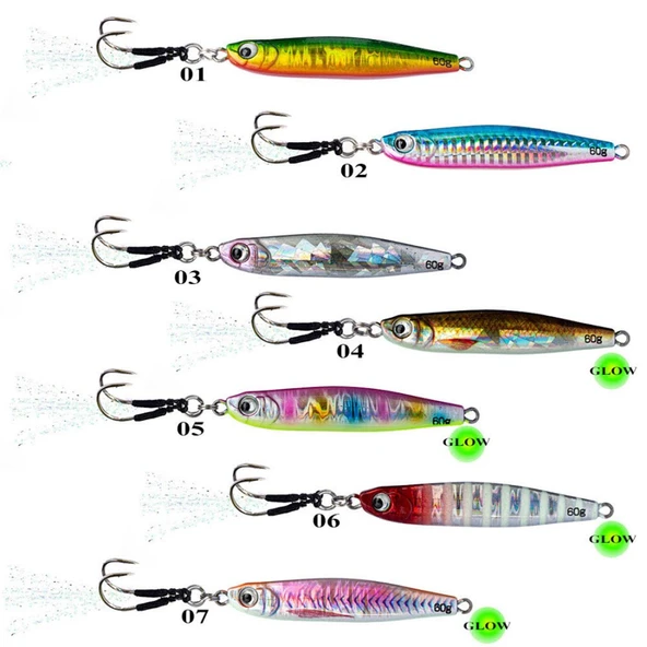 Ryuji Sniper 10cm 100gr Metal Jig Yem  06 (Glow) ürün görseli 1