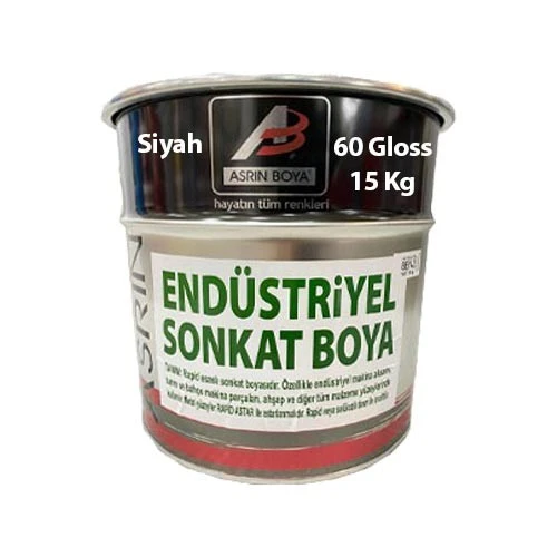 Asrın Rapid Endüstriyel Boya Siyah 15 Kg ürün görseli 1
