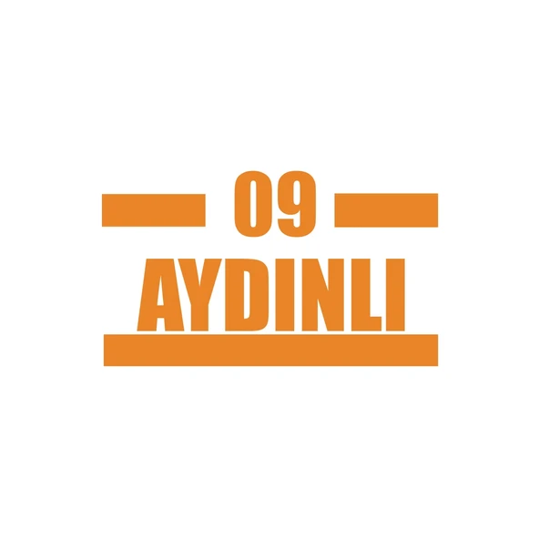 09 Aydınlı Araba Sticker 17x17 Cm Turuncu ürün görseli 1