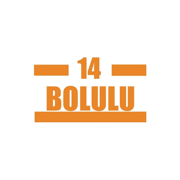 14 Bolulu Araba Sticker 17x17 Cm Turuncu ürün görseli 1
