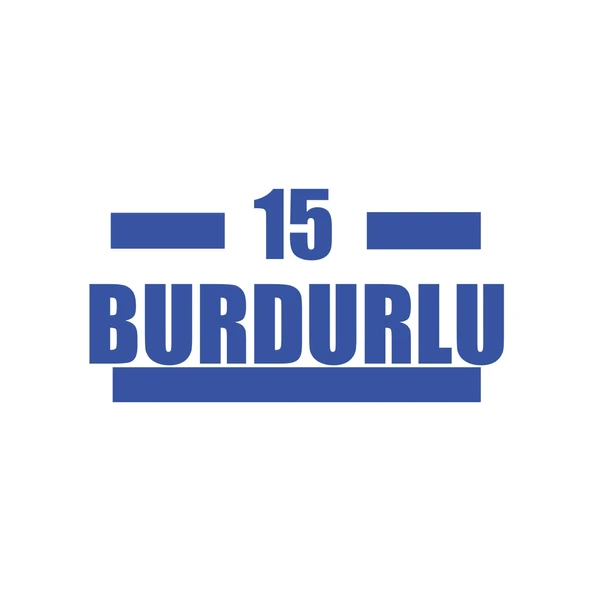 15 Burdurlu Araba Sticker 17x17 Cm Mavi ürün görseli 1