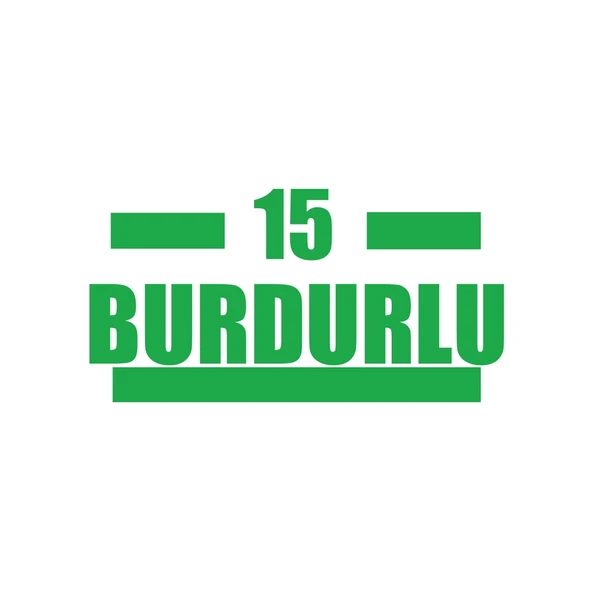 15 Burdurlu Araba Sticker 17x17 Cm Yeşil ürün görseli 1