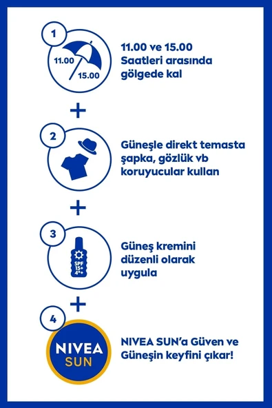 NİVEA SUN HASSAS KORUMA GÜNEŞ SPREYİ KOKUSUZ 200 ML ürün görseli 1
