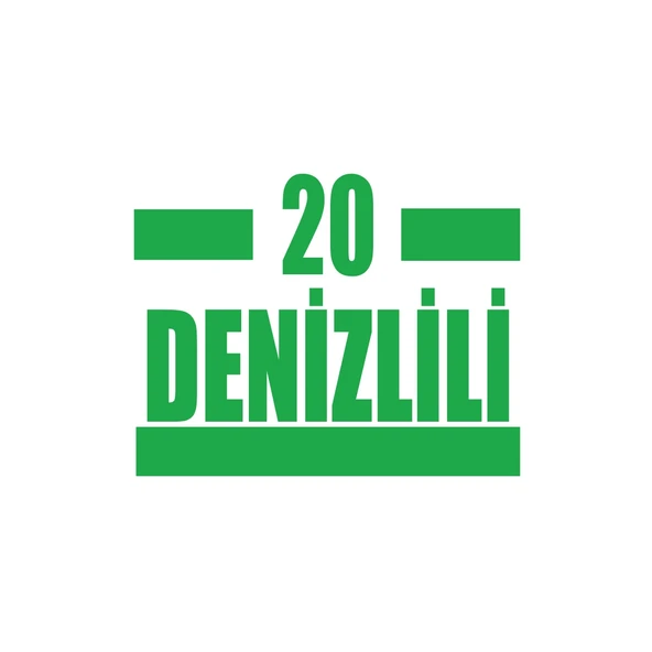 20 Denizlili Araba Sticker 17x17 Cm Yeşil ürün görseli 1