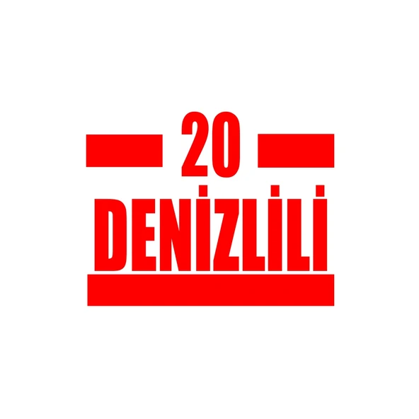 20 Denizlili Araba Sticker 17x17 Cm Kırmızı ürün görseli 1