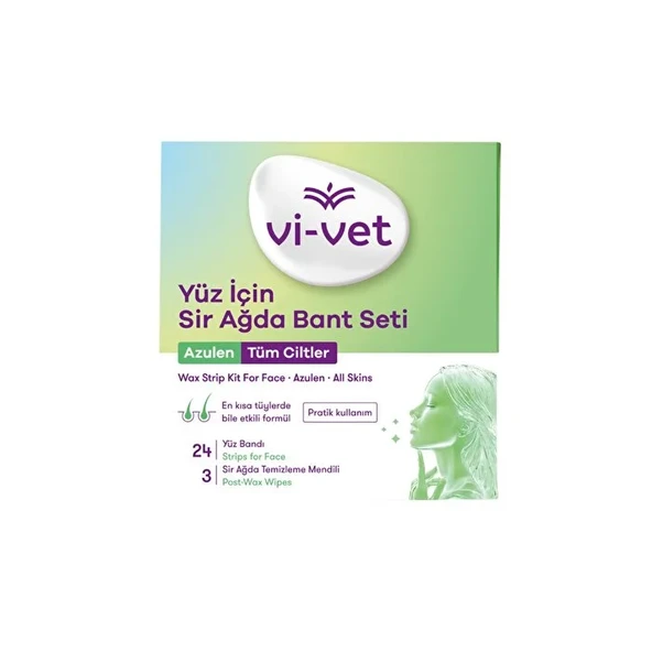 Vivet Yüz Sir Ağda Bandı Azulen 24'lü ürün görseli 1