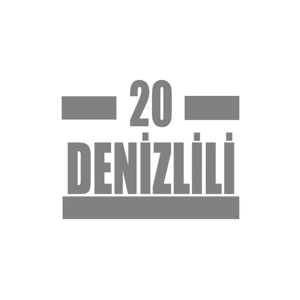 20 Denizlili Araba Sticker 17x17 Cm Gri ürün görseli 1