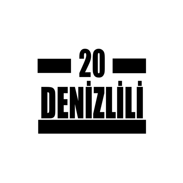20 Denizlili Araba Sticker 17x17 Cm Siyah ürün görseli 1