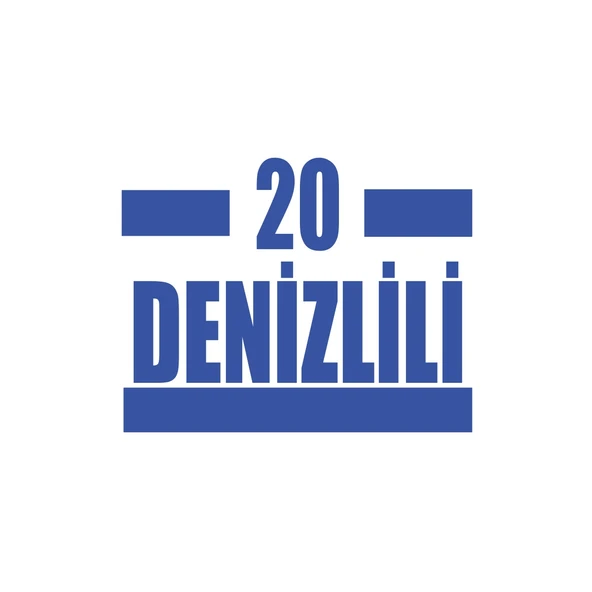 20 Denizlili Araba Sticker 17x17 Cm Mavi ürün görseli 1