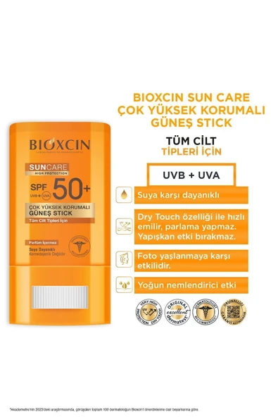 BİOXCİN SUN CARE GÜNEŞ STİCK SPF50 15 GR - Resim 2
