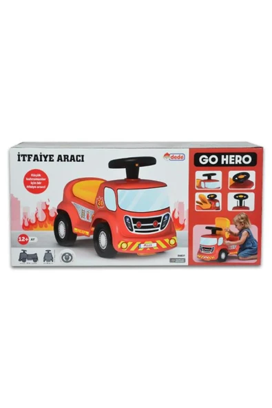 Dede Oyuncak Go itfaiye Aracı Bin Git İlk Arabam 04037 - Resim 4