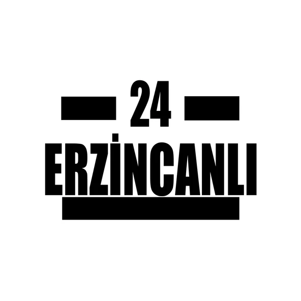 24 Erzincanlı Araba Sticker 17x17 Cm Siyah ürün görseli 1