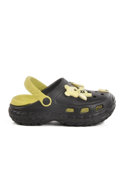 Siyah Eva Unisex Çocuk Sabo Terlik ürün görseli 1