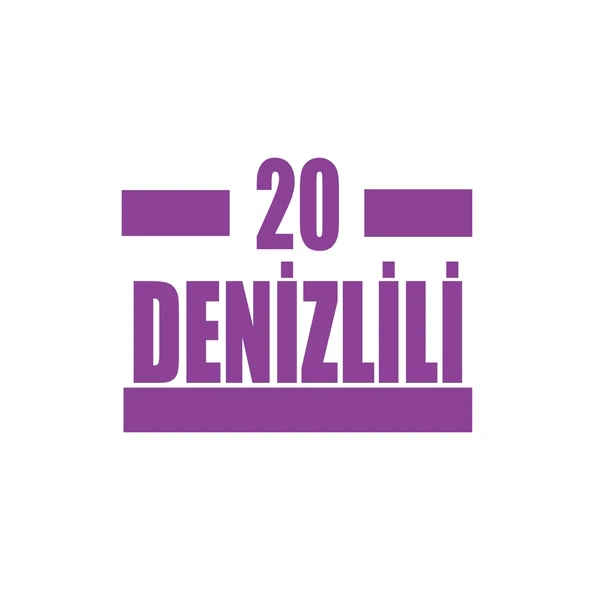 20 Denizlili Araba Sticker 17x17 Cm Mor ürün görseli 1