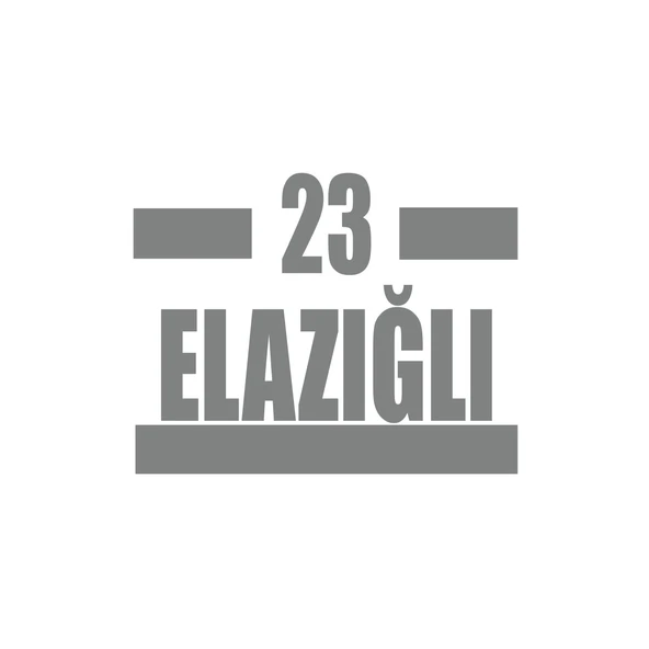23 Elazığlı Araba Sticker 17x17 Cm Gri ürün görseli 1