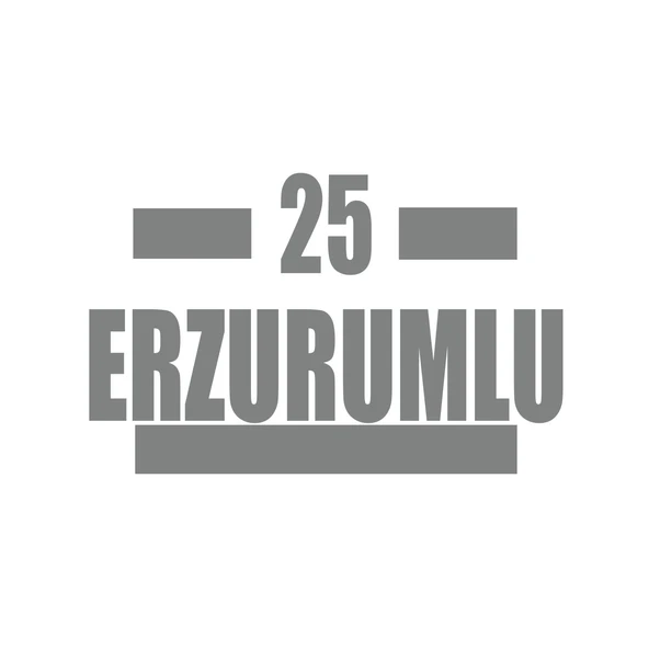 25 Erzurumlu Araba Sticker 17x17 Cm Gri ürün görseli 1