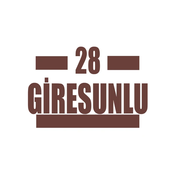28 Giresunlu Araba Sticker 17x17 Cm Kahverengi ürün görseli 1