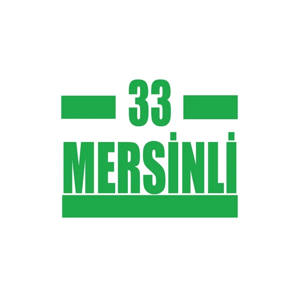 33 Mersinli Araba Sticker 17x17 Cm Yeşil ürün görseli 1
