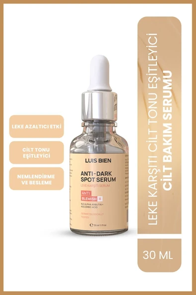 Luis Bien Leke Karşıtı Cilt Tonu Eşitleyici Cilt Bakım Serumu Hyaluronic Acid + Arbutin 30 Ml ürün görseli 1