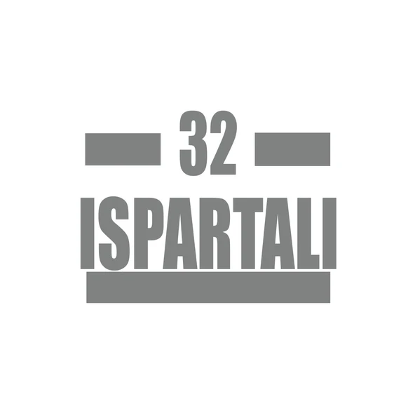 32 Ispartalı Araba Sticker 17x17 Cm Gri ürün görseli 1