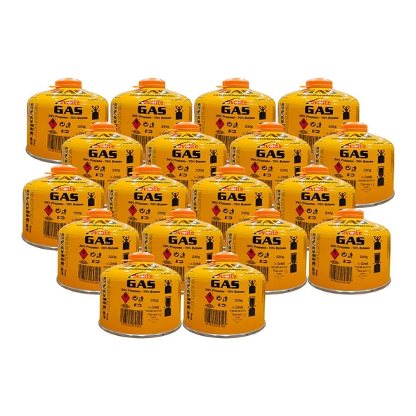 Evolite 230 Gr. Gaz Ocak Kartuşu 18 Adet EVO-010-A3 ürün görseli 1