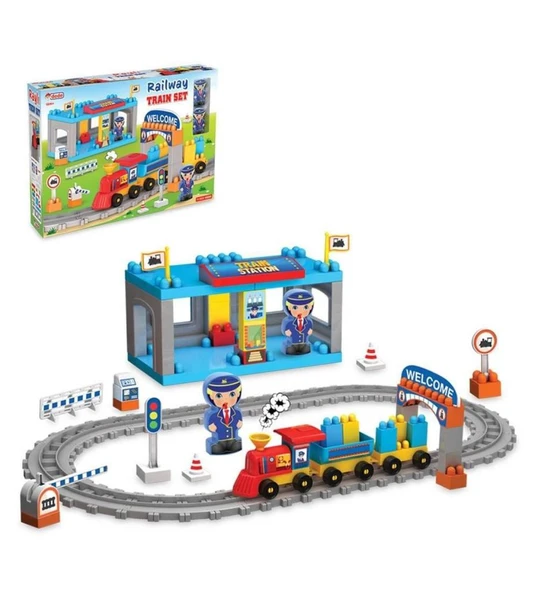 Dede Oyuncak Raylı Tren Seti 03258 ürün görseli 1