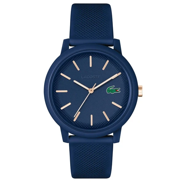 LACOSTE LAC2011234 LACİVERT SİLİKON KORDON UNISEX KOL SAATİ ürün görseli 1