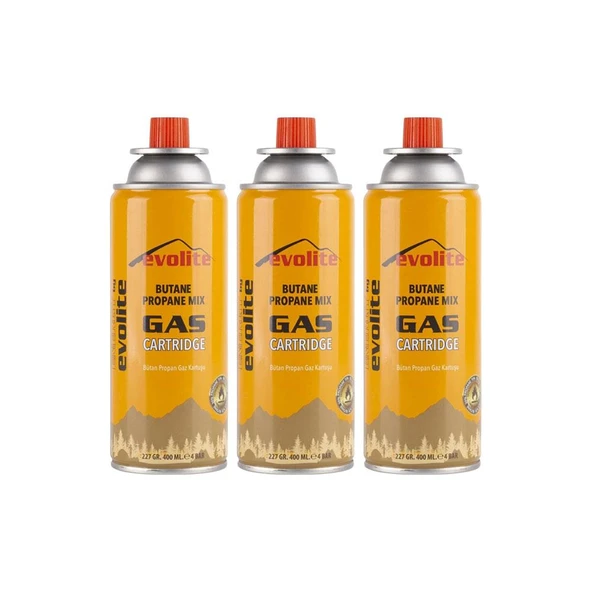Evolite 227 Gr. Gaz Ocak Kartuşu 3 Adet EVO-009-A1 ürün görseli 1