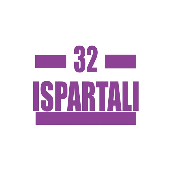 32 Ispartalı Araba Sticker 17x17 Cm Mor ürün görseli 1