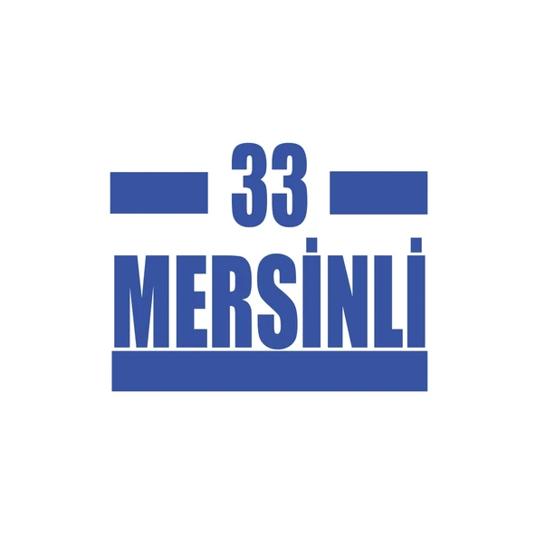 33 Mersinli Araba Sticker 17x17 Cm Mavi ürün görseli 1
