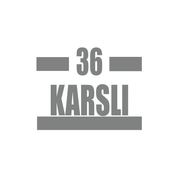 36 Karslı Araba Sticker 17x17 Cm Gri ürün görseli 1