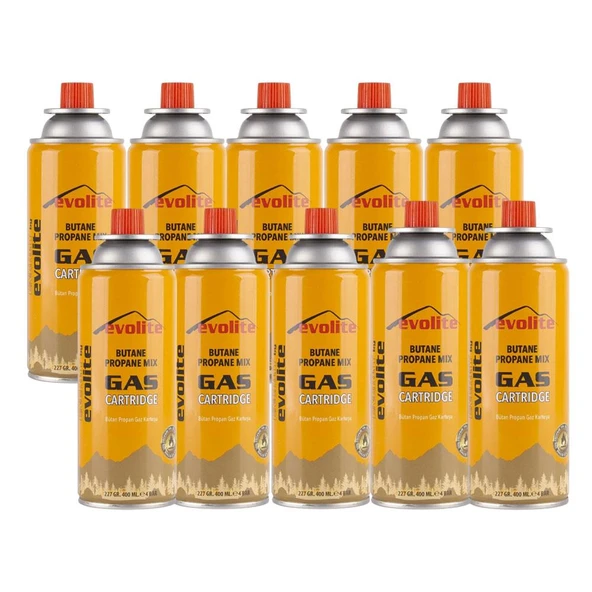 Evolite 227 Gr. Gaz Ocak Kartuşu 10 Adet EVO-009-A4 ürün görseli 1