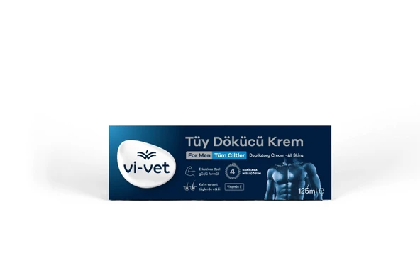 Vivet Tüy Dökücü Erkek For Men 125 ml ürün görseli 1