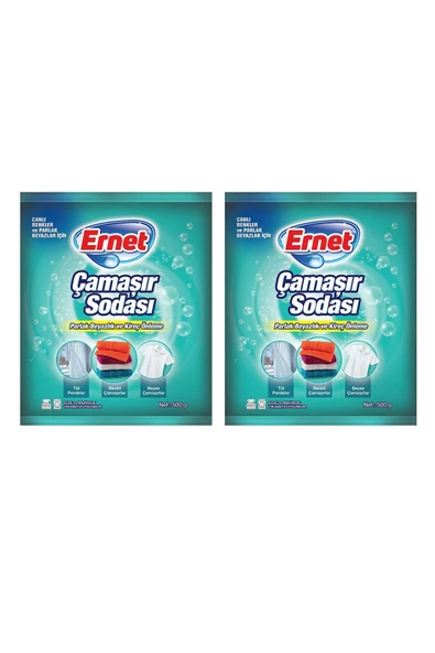 Ernet Çamaşır Sodası 500 G 2'li ürün görseli 1