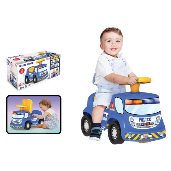 Dede Oyuncak Go Hero Polis Araçı  İlk Arabası Bin Git 04038 ürün görseli 1