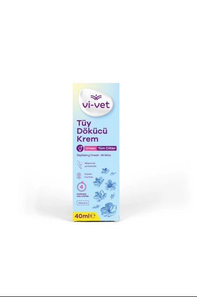 Vivet Tüy Dökücü Krem 40 Ml ürün görseli 1
