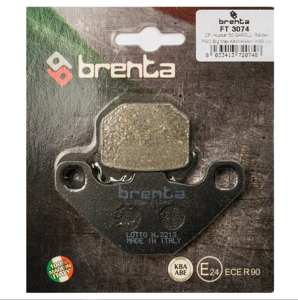 Suzuki ADDRESS 50 Ön Fren Balata  Brenta (made in italy) ürün görseli 1