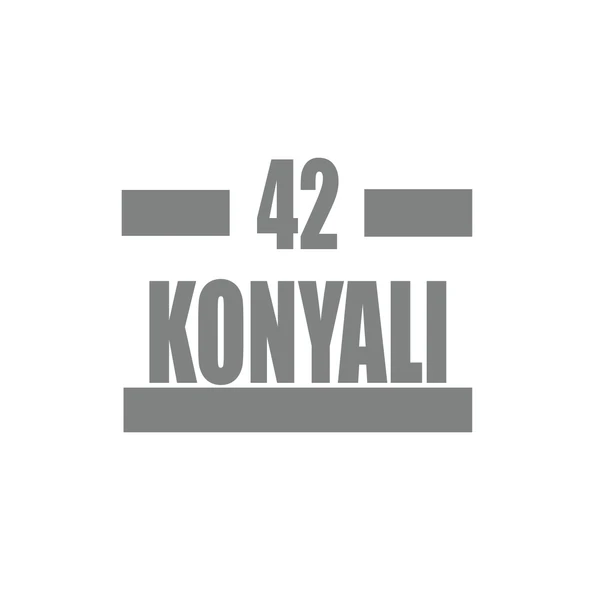 42 Konyalı Araba Sticker 17x17 Cm Gri ürün görseli 1