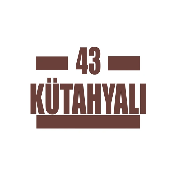 43 Kütahyalı Araba Sticker 17x17 Cm Kahverengi ürün görseli 1