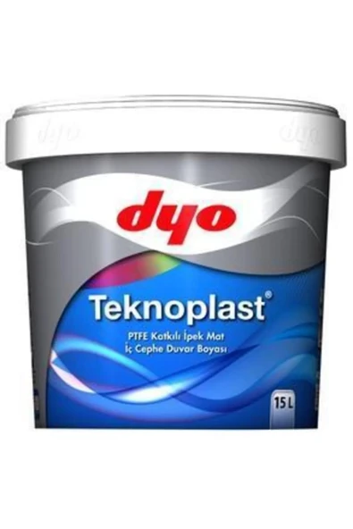 Dyo Teknoplast PTFE Katkılı (Teflonlu) İpekmat İç Cephe Boyası Beyaz 7.5 Lt. ürün görseli 1